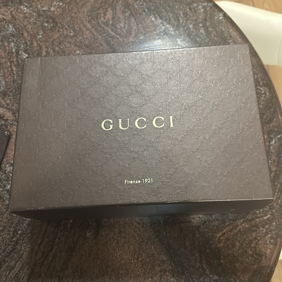 Gucci SCARLATTO Kid Scamosciato Burgundy Heels size 36+ - Picture 15 of 16